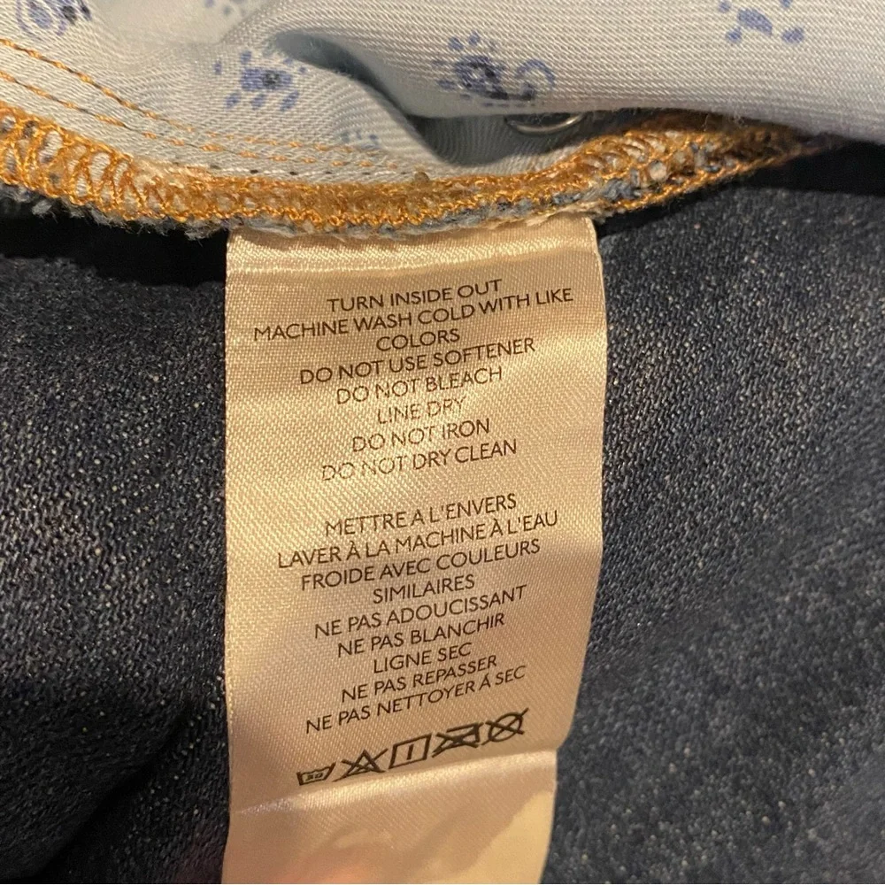 Anthropologie Pilcro Demilune Boot Coated Jeans 20W - Picture 13 of 13